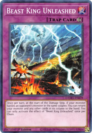 Beast King Unleashed (DAMA-EN078), Dawn of Majesty — Yu-Gi-Oh! card price