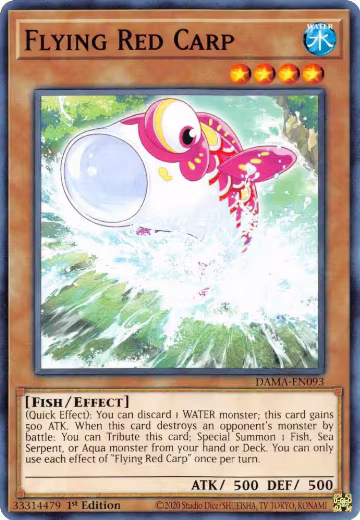 Flying Red Carp (DAMA-EN093), Dawn of Majesty — Yu-Gi-Oh! card price