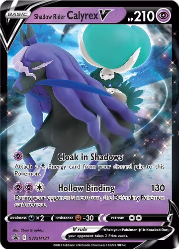 Shadow Rider Calyrex V - SWSH131 (SWSH131), Sword & Shield Promo Cards — Pokémon card price