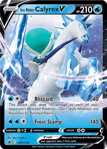 Ice Rider Calyrex V - SWSH130 (SWSH130), Sword & Shield Promo Cards — Pokémon card price