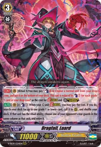 Dragfall, Luard (V-SS09/024EN), V-SS09: Revival Selection — Vanguard card price