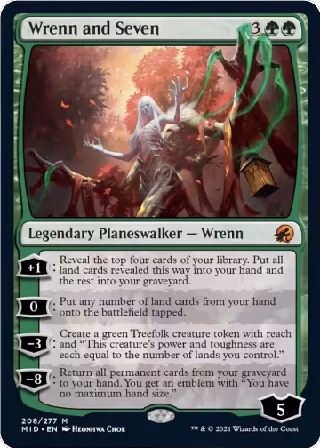 Wrenn and Seven (208), Innistrad: Midnight Hunt — Magic card price