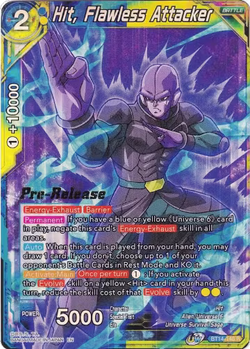 Hit, Flawless Attacker (BT14-146) — card price