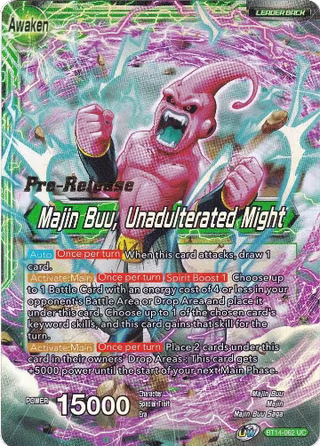 Majin Buu // Majin Buu, Unadulterated Might (BT14-062) — card price