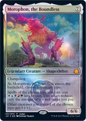 Morophon, the Boundless (1), Judge Promos — Magic card price