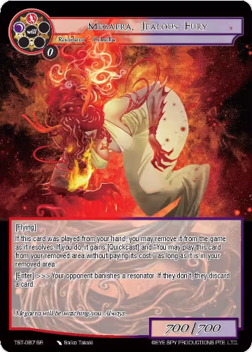 Megaera, Jealous Fury (TST-087), The Seventh — Force of Will card price