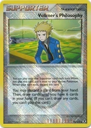 Volkner's Philosophy - 98/111 (Player Reward) (098/111), League & Championship Cards — Pokémon card price