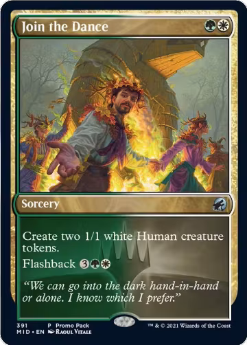Join the Dance (391), Promo Pack: Innistrad: Midnight Hunt — Magic card price
