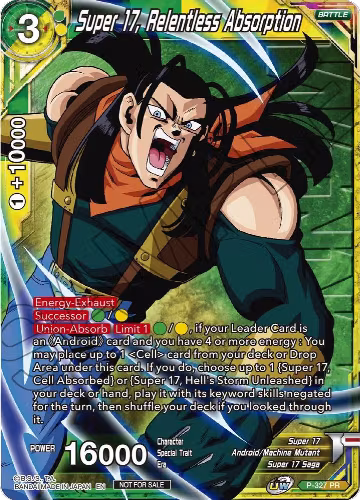 Super 17, Relentless Absorption (Winner Stamped) (P-327), Tournament Promotion Cards — DB Super card price