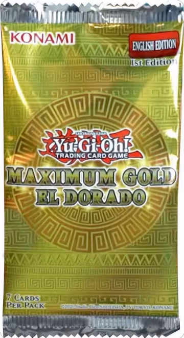 Maximum Gold: El Dorado Mini-Booster Pack [1st Edition], Maximum Gold: El Dorado — Yu-Gi-Oh! sealed product price