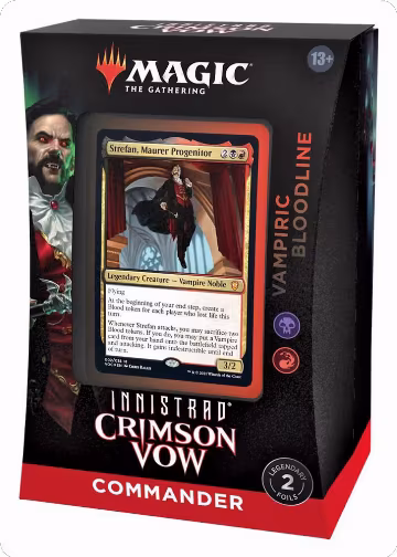 Innistrad: Crimson Vow Commander Deck - Vampiric Bloodline, Commander: Innistrad: Crimson Vow — Magic sealed product price