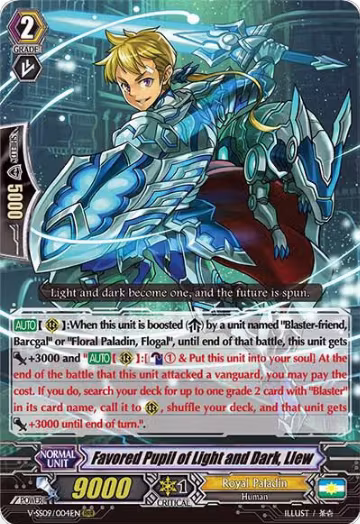 Favored Pupil of Light and Dark, Llew (V-SS09/004EN), V-SS09: Revival Selection — Vanguard card price