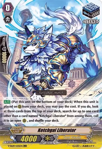 Ketchgal Liberator (V-SS09/035EN), V-SS09: Revival Selection — Vanguard card price