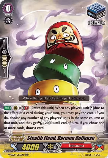 Stealth Fiend, Daruma Collapse (V-SS09/056EN), V-SS09: Revival Selection — Vanguard card price