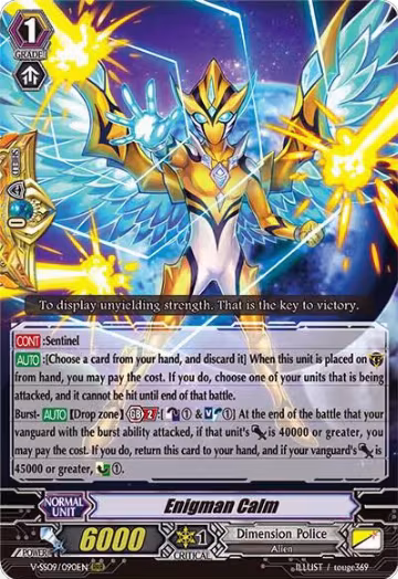 Enigman Calm (V-SS09/090EN), V-SS09: Revival Selection — Vanguard card price
