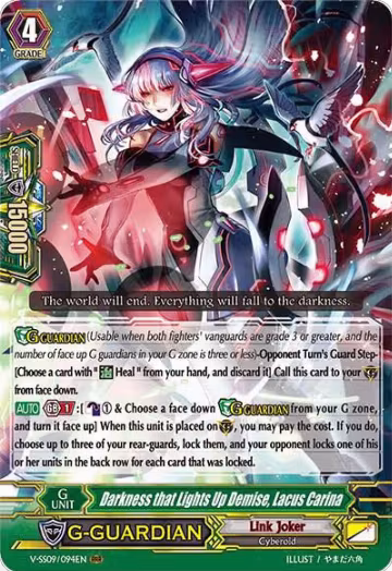 Darkness that Lights Up Demise, Lacus Carina (V-SS09/094EN), V-SS09: Revival Selection — Vanguard card price