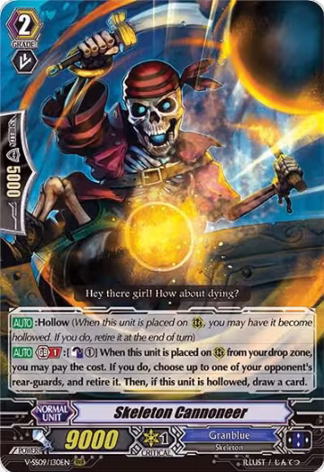 Skeleton Cannoneer (V-SS09/130EN), V-SS09: Revival Selection — Vanguard card price