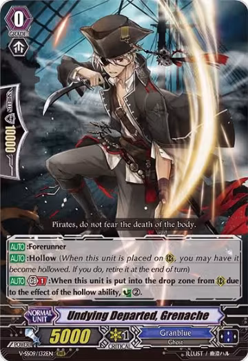 Undying Departed, Grenache (V-SS09/132EN), V-SS09: Revival Selection — Vanguard card price