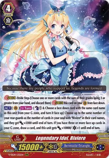 Legendary Idol, Riviere (V-SS09/135EN), V-SS09: Revival Selection — Vanguard card price