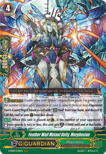 Feather Wall Mutant Deity, Morphosian (V-SS09/150EN), V-SS09: Revival Selection — Vanguard card price