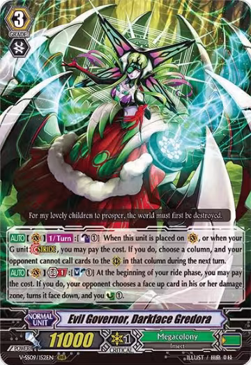 Evil Governor, Darkface Gredora (V-SS09/152EN), V-SS09: Revival Selection — Vanguard card price