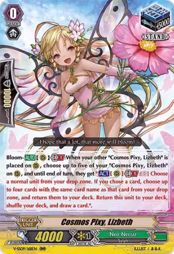 Cosmos Pixy, Lizbeth (V-SS09/168EN), V-SS09: Revival Selection — Vanguard card price