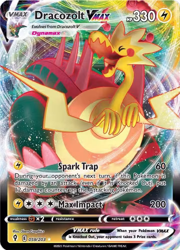 Dracozolt VMAX (059/203), Evolving Skies — Pokémon card price