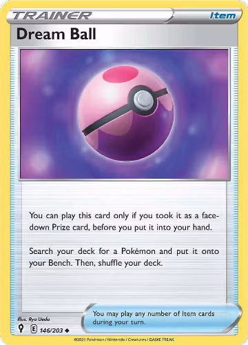 Dream Ball (146/203), Evolving Skies — Pokémon card price