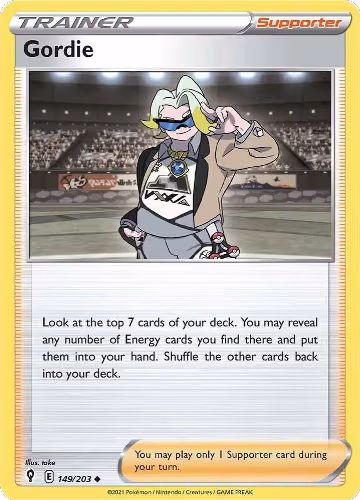 Gordie (149/203), Evolving Skies — Pokémon card price