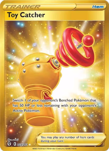 Toy Catcher (Secret) (233/203), Evolving Skies — Pokémon card price