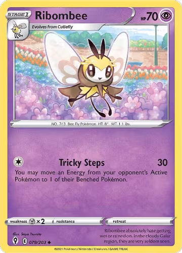 Ribombee (079/203), Evolving Skies — Pokémon card price