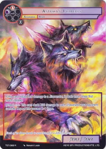 Astema's Cerberus (Full Art) (TST-068), The Seventh — Force of Will card price