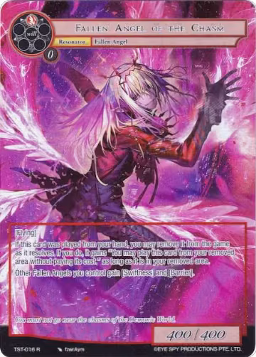 Fallen Angel of the Chasm (Full Art) (TST-016), The Seventh — Force of Will card price