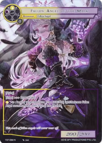 Fallen Angel of The Mark (Full Art) (TST-082), The Seventh — Force of Will card price