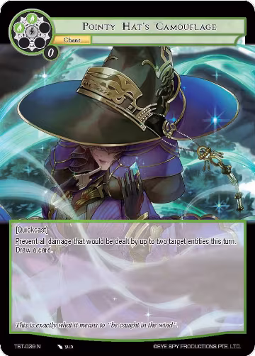 Pointy Hat's Camouflage (TST-039), The Seventh — Force of Will card price