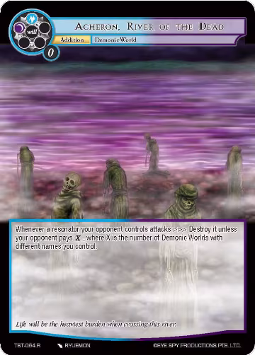 Acheron, River of The Dead (TST-064), The Seventh — Force of Will card price