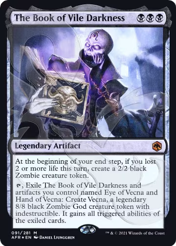 The Book of Vile Darkness (91), AFR Ampersand Promos — Magic card price