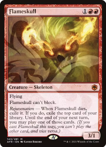 Flameskull (143), AFR Ampersand Promos — Magic card price