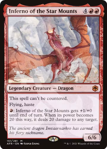 Inferno of the Star Mounts (151), AFR Ampersand Promos — Magic card price