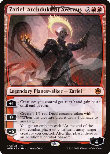 Zariel, Archduke of Avernus (172), AFR Ampersand Promos — Magic card price