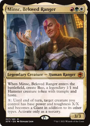 Minsc, Beloved Ranger (227), AFR Ampersand Promos — Magic card price