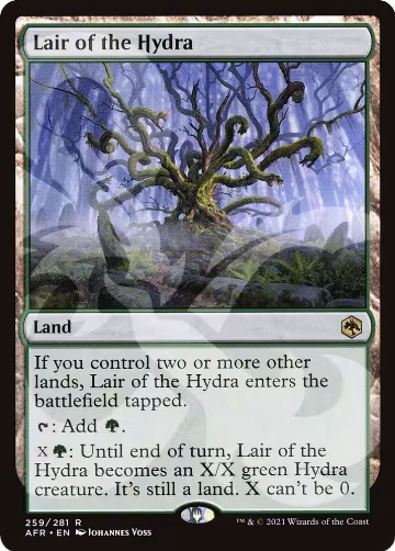 Lair of the Hydra (259), AFR Ampersand Promos — Magic card price