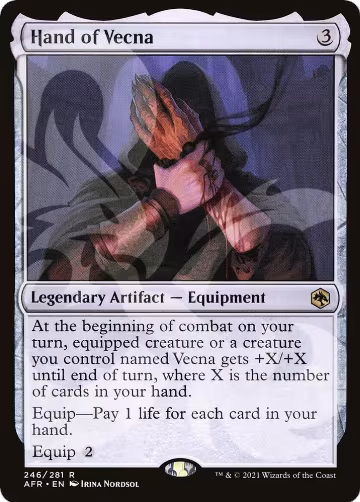 Hand of Vecna (246), AFR Ampersand Promos — Magic card price