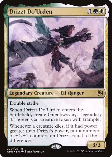 Drizzt Do'Urden (220), AFR Ampersand Promos — Magic card price