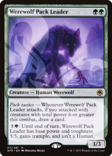 Werewolf Pack Leader (211), AFR Ampersand Promos — Magic card price