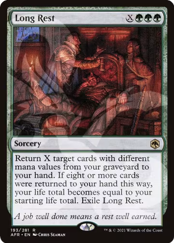 Long Rest (193), AFR Ampersand Promos — Magic card price