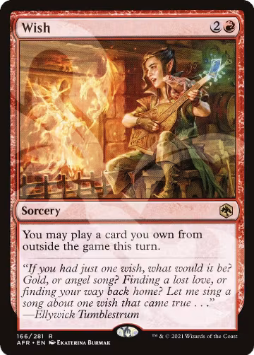 Wish (166), AFR Ampersand Promos — Magic card price