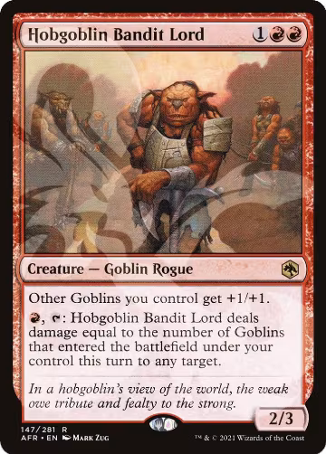 Hobgoblin Bandit Lord (147), AFR Ampersand Promos — Magic card price