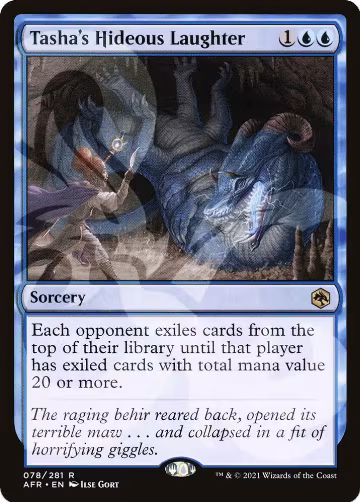 Tasha's Hideous Laughter (78), AFR Ampersand Promos — Magic card price