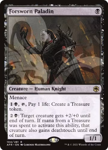 Forsworn Paladin (104), AFR Ampersand Promos — Magic card price